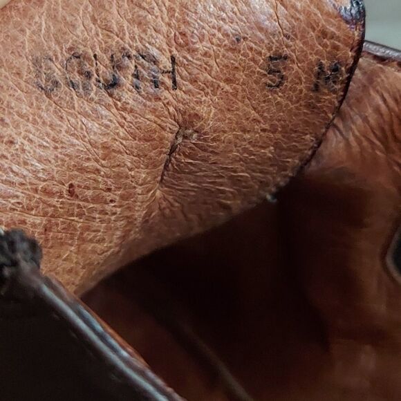 Donald J Pliner Brown Wedged Bootie Size 5M - Picture 10 of 10